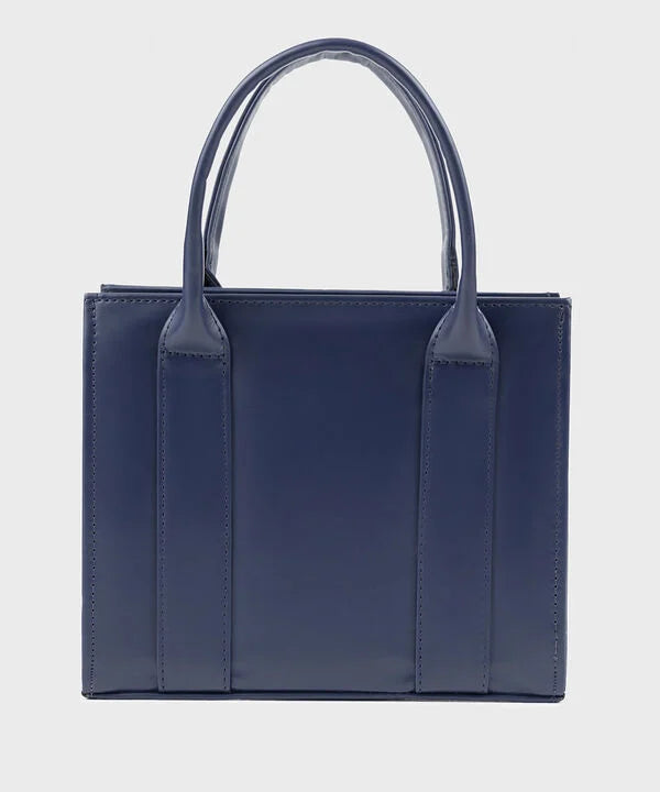 Blue Top Handle Bag