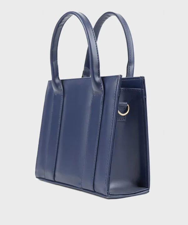 Blue Top Handle Bag