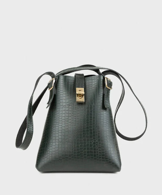 Green Top Handle Bag