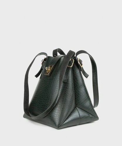 Green Top Handle Bag